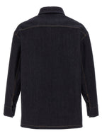 Fendi Blue Cotton Denim Jacket Fendi