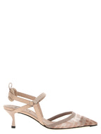 Fendi Multicolor Polyamide Mid Heel Pumps Fendi