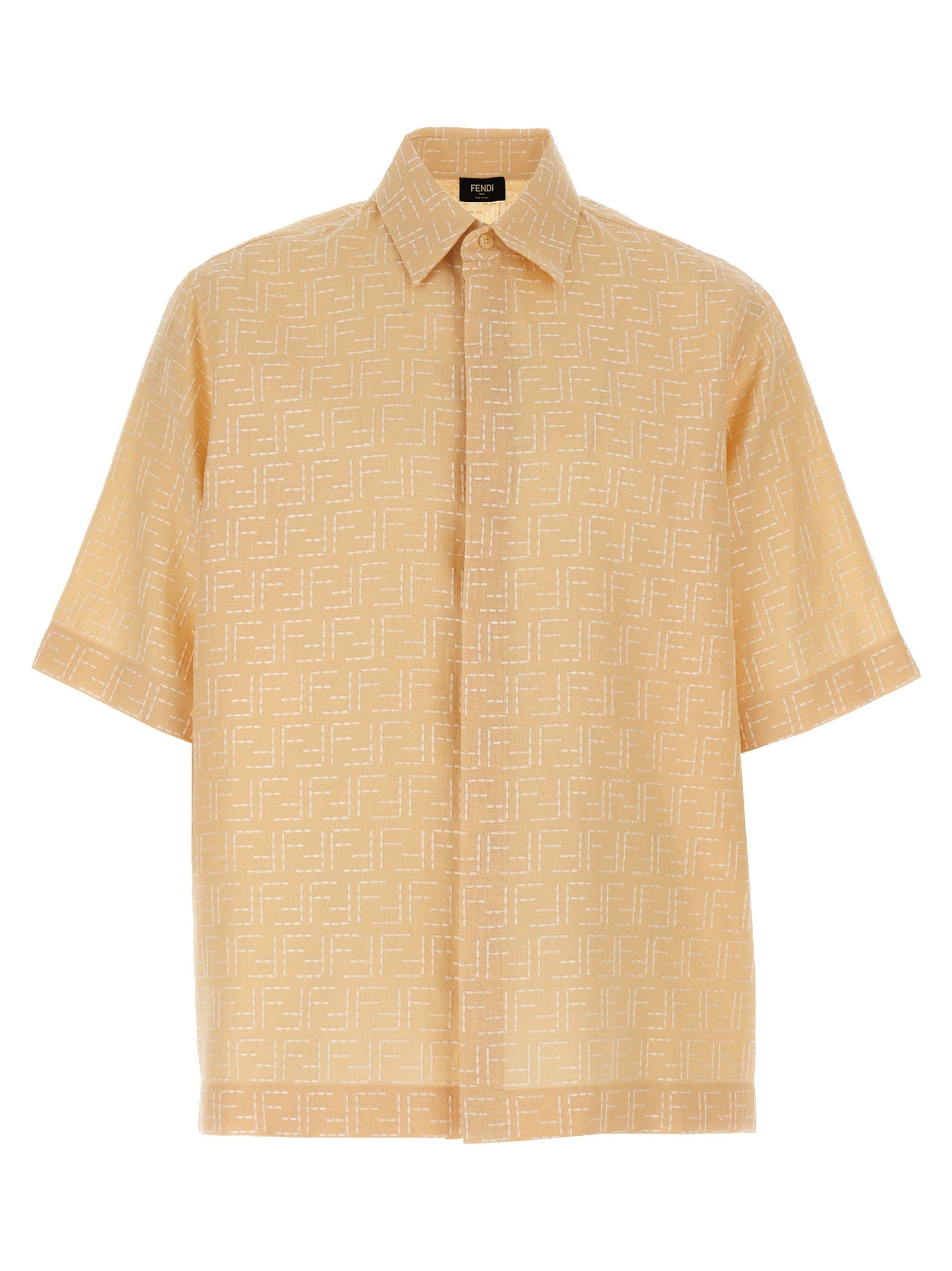 Fendi Beige Linen Blouse Fendi