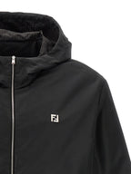 Fendi Black Polyester Shell Jacket Fendi