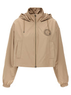 Fendi Brown Polyester Shell Jacket Fendi