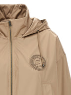 Fendi Brown Polyester Shell Jacket Fendi