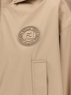 Fendi Brown Polyester Shell Jacket Fendi