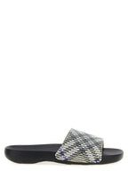 Burberry Multicolor Polyurethane Slides Burberry