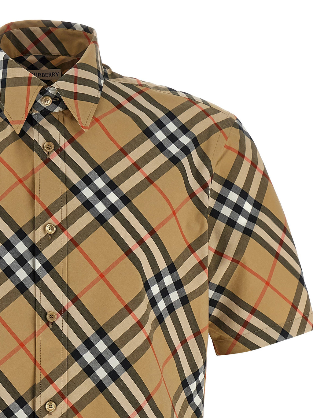 Burberry Beige Cotton Blouse Burberry