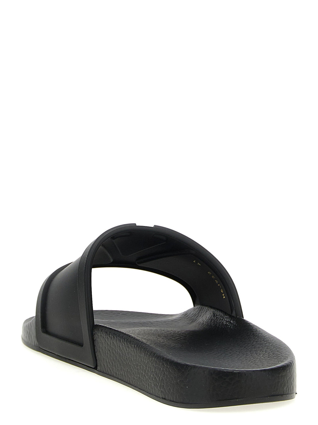 Valentino Garavani Black Plastic Slides Valentino Garavani