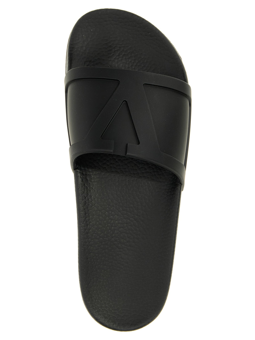 Valentino Garavani Black Plastic Slides Valentino Garavani