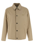 Burberry Beige Cotton Full-Length Jacket Burberry