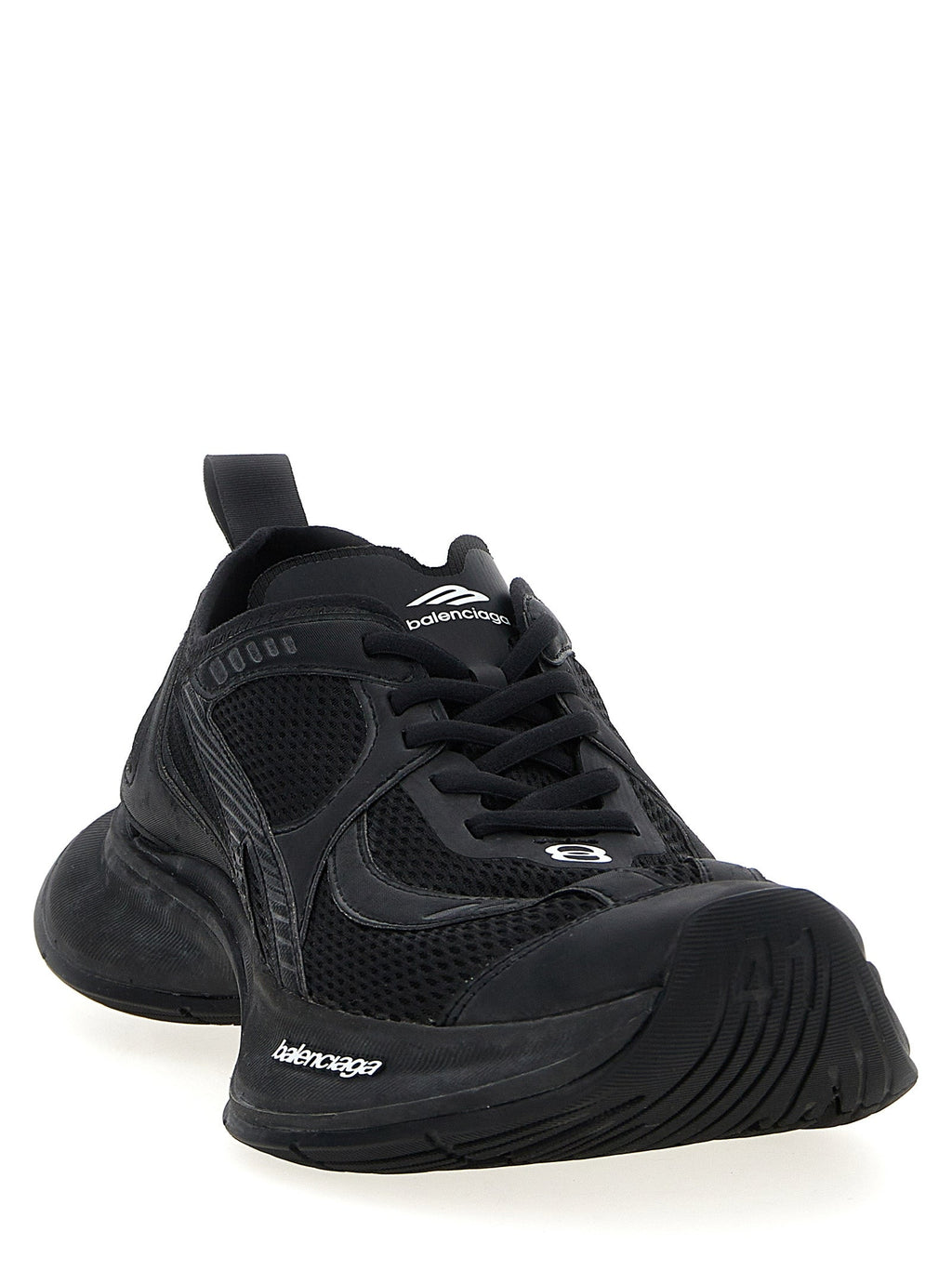 Balenciaga Black Polyester Athletic Sneakers Balenciaga