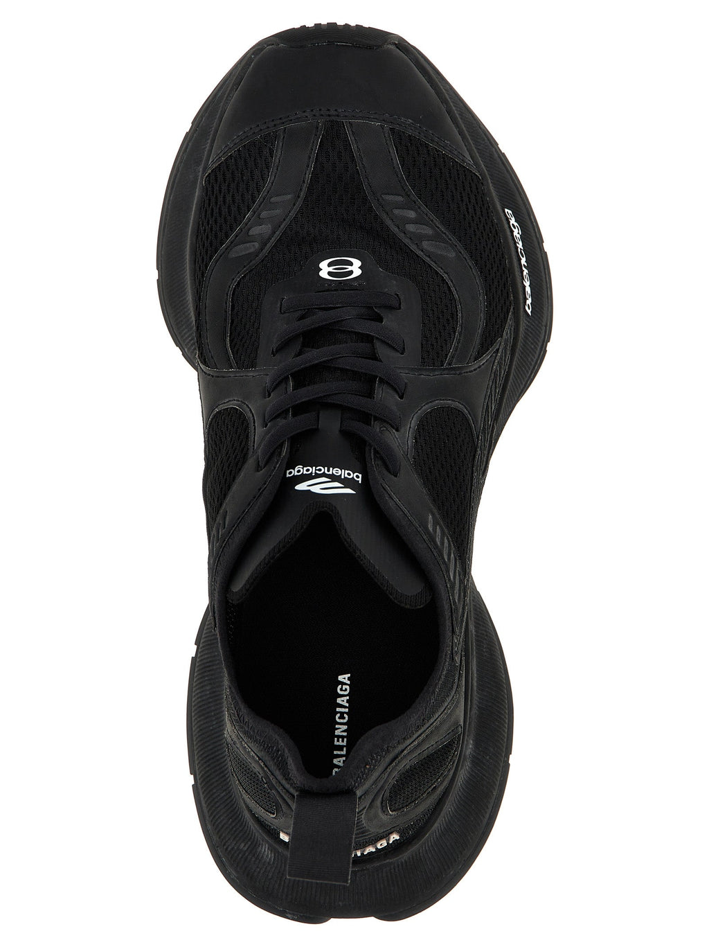 Balenciaga Black Polyester Athletic Sneakers Balenciaga