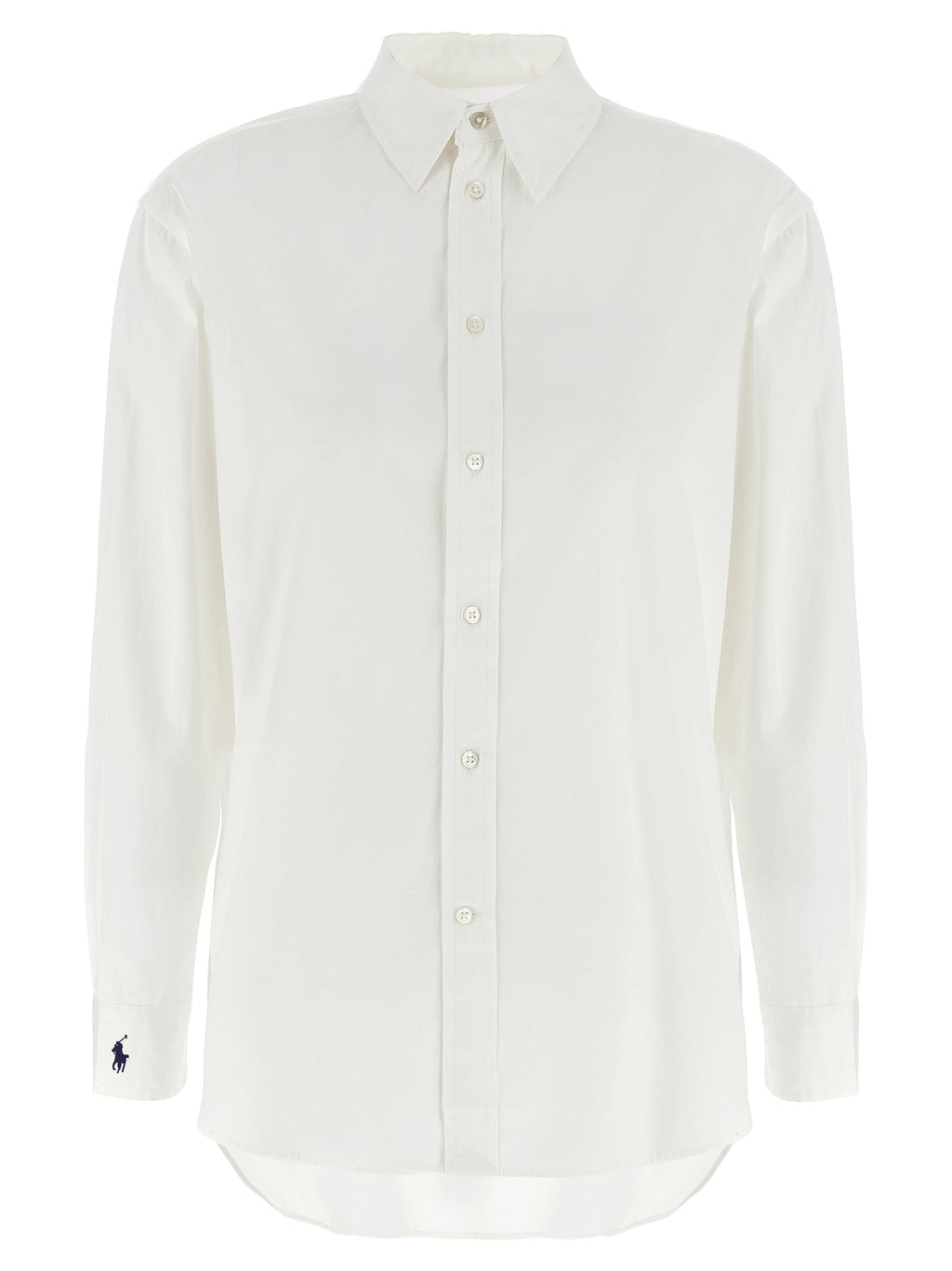 Polo Ralph Lauren White Cotton Blouse Polo Ralph Lauren