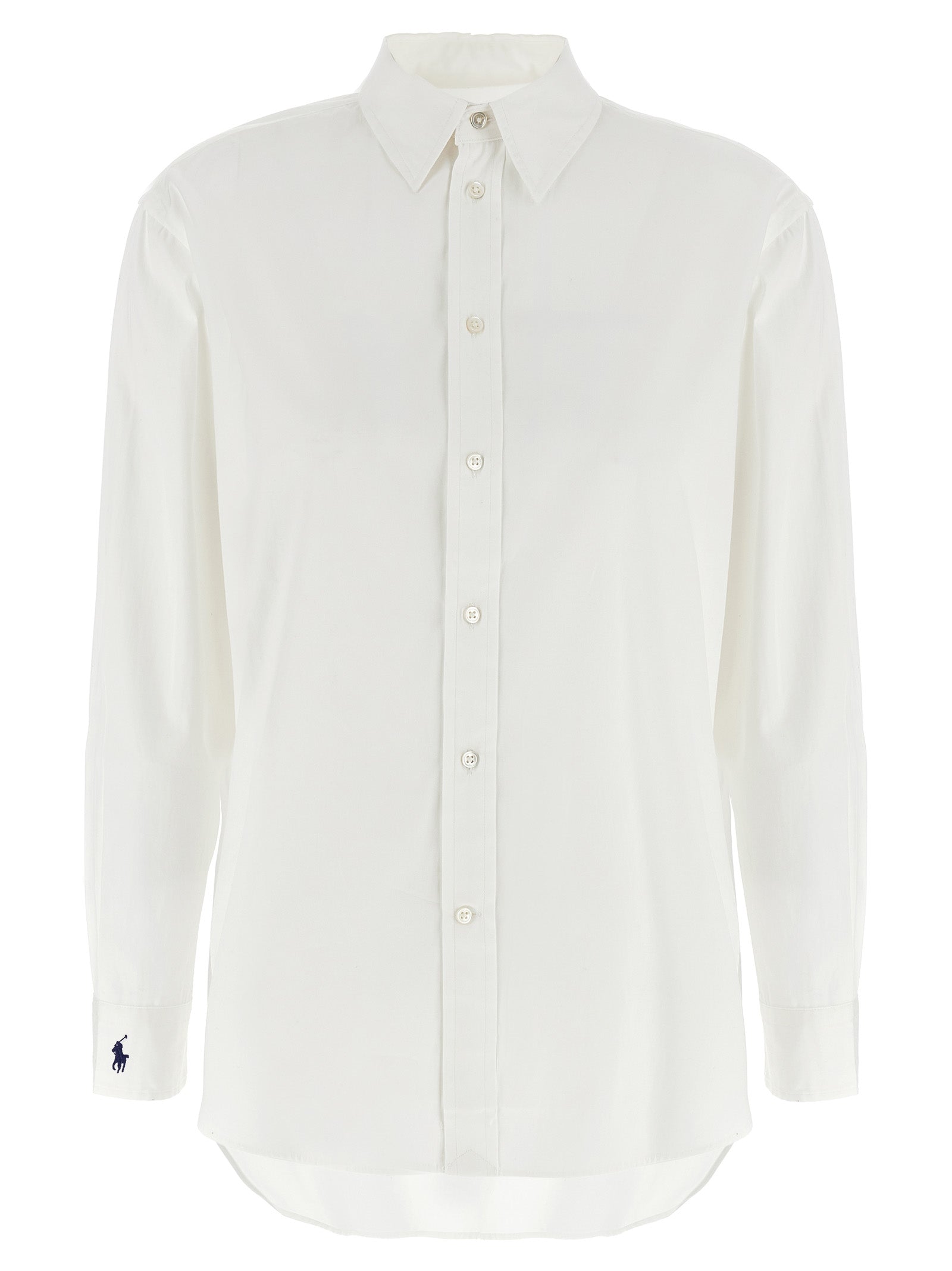 Polo Ralph Lauren White Cotton Blouse Polo Ralph Lauren