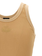 Fendi Beige Polyamide Tank Tops Fendi