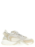 Fendi White Polyester Athletic Sneakers Fendi