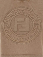 Fendi Brown Cotton T-Shirt Fendi