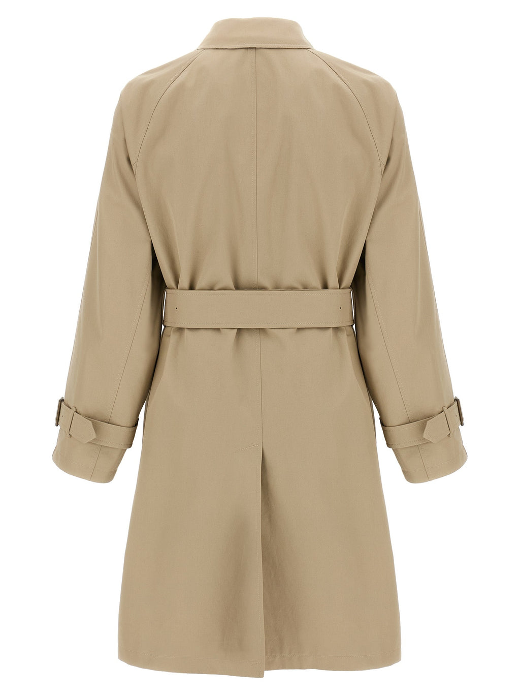 Burberry Beige Cotton Coat Burberry