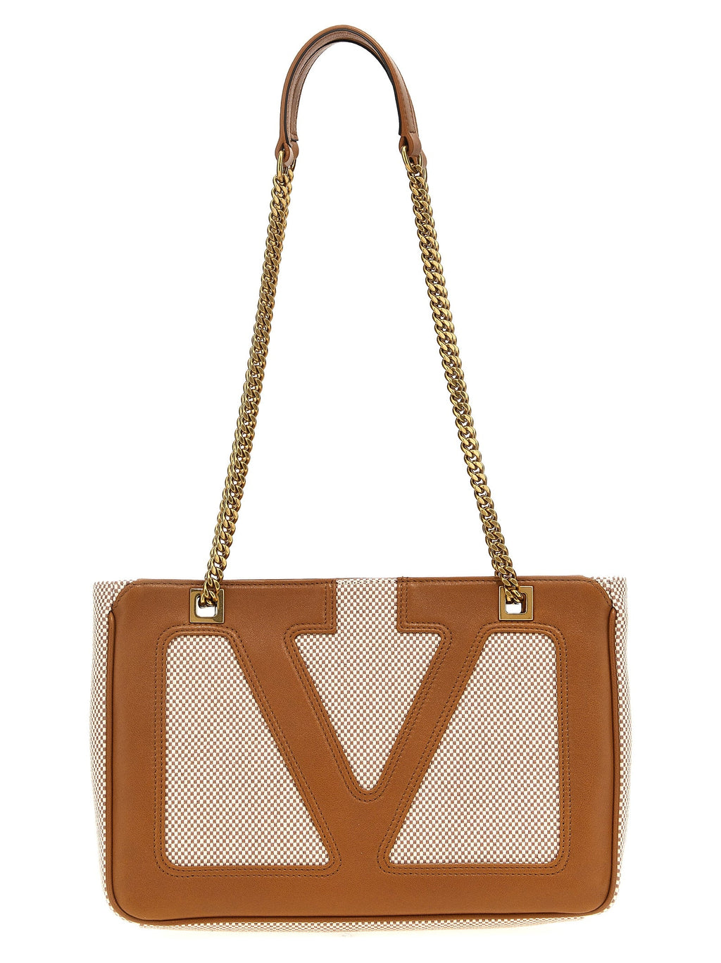 Valentino Garavani Beige Cotton Tote Bag Valentino Garavani