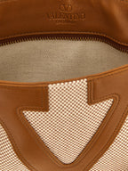 Valentino Garavani Beige Cotton Tote Bag Valentino Garavani