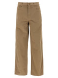 Burberry Beige Cotton Casual Pants Burberry