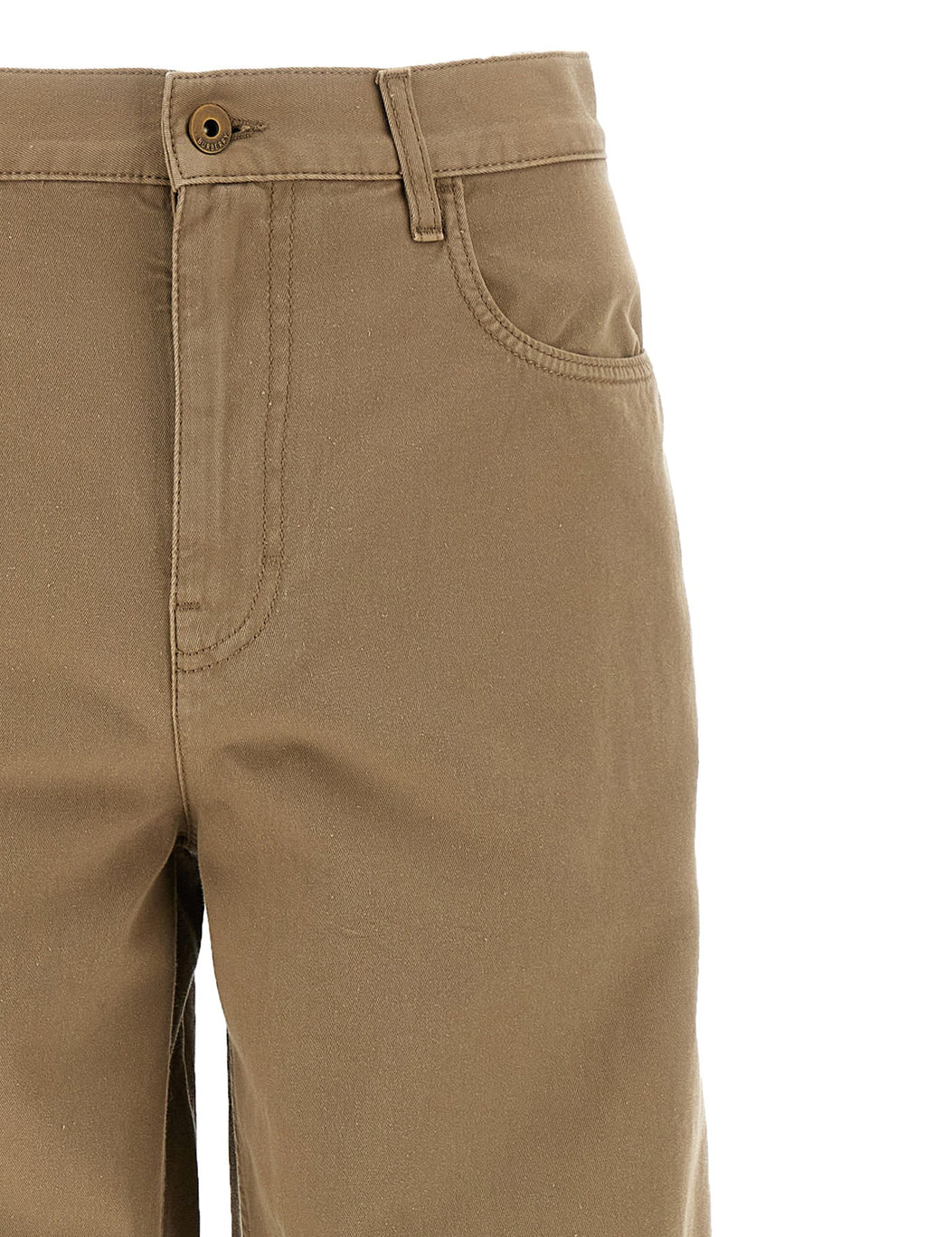 Burberry Beige Cotton Casual Pants Burberry