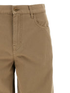 Burberry Beige Cotton Casual Pants Burberry