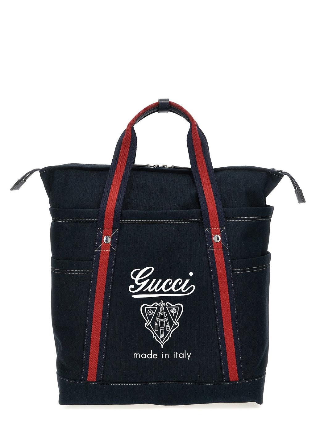 Gucci Blue Cotton Tote Bag Gucci