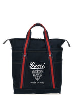 Gucci Blue Cotton Tote Bag Gucci
