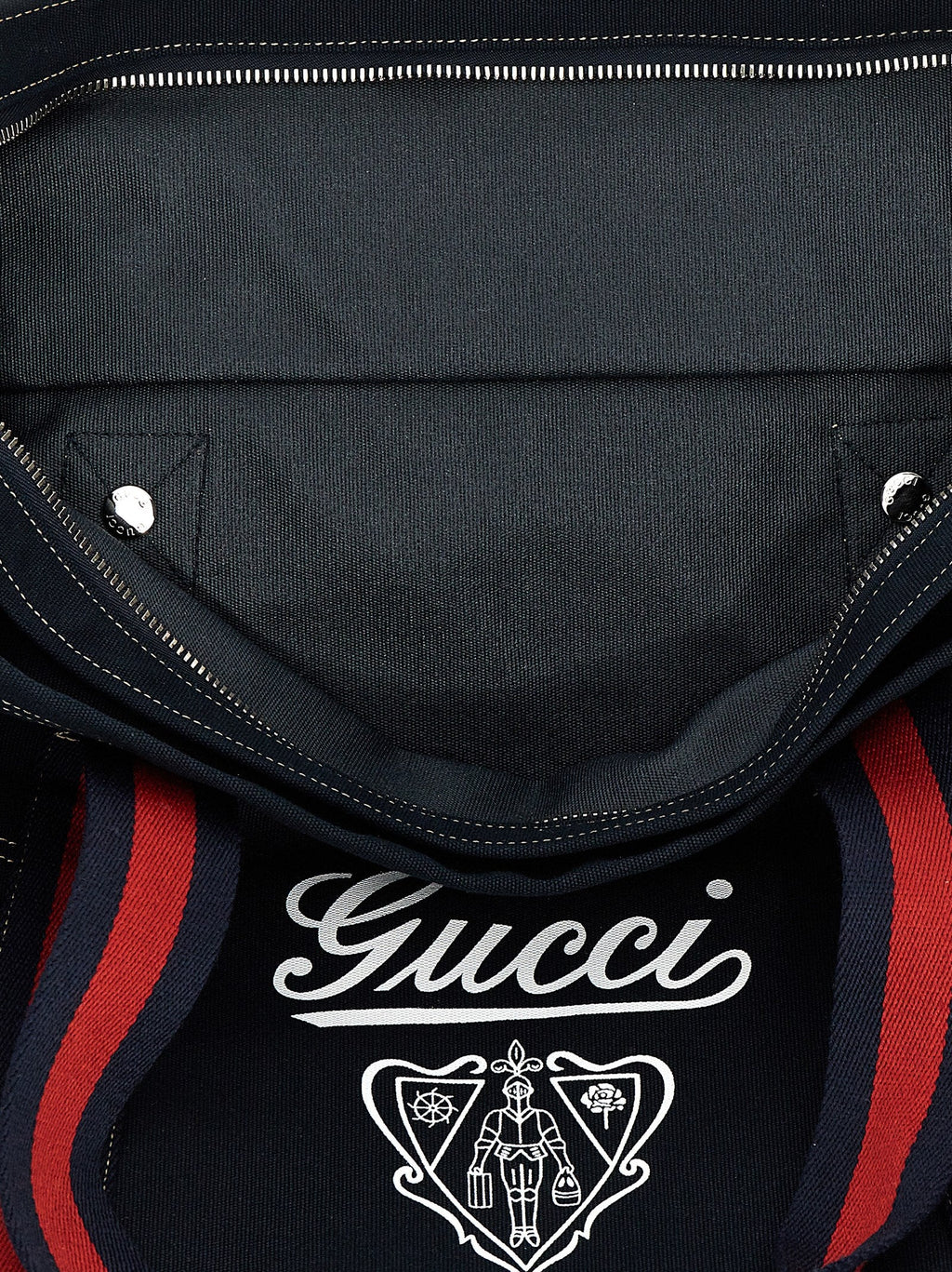Gucci Blue Cotton Tote Bag Gucci