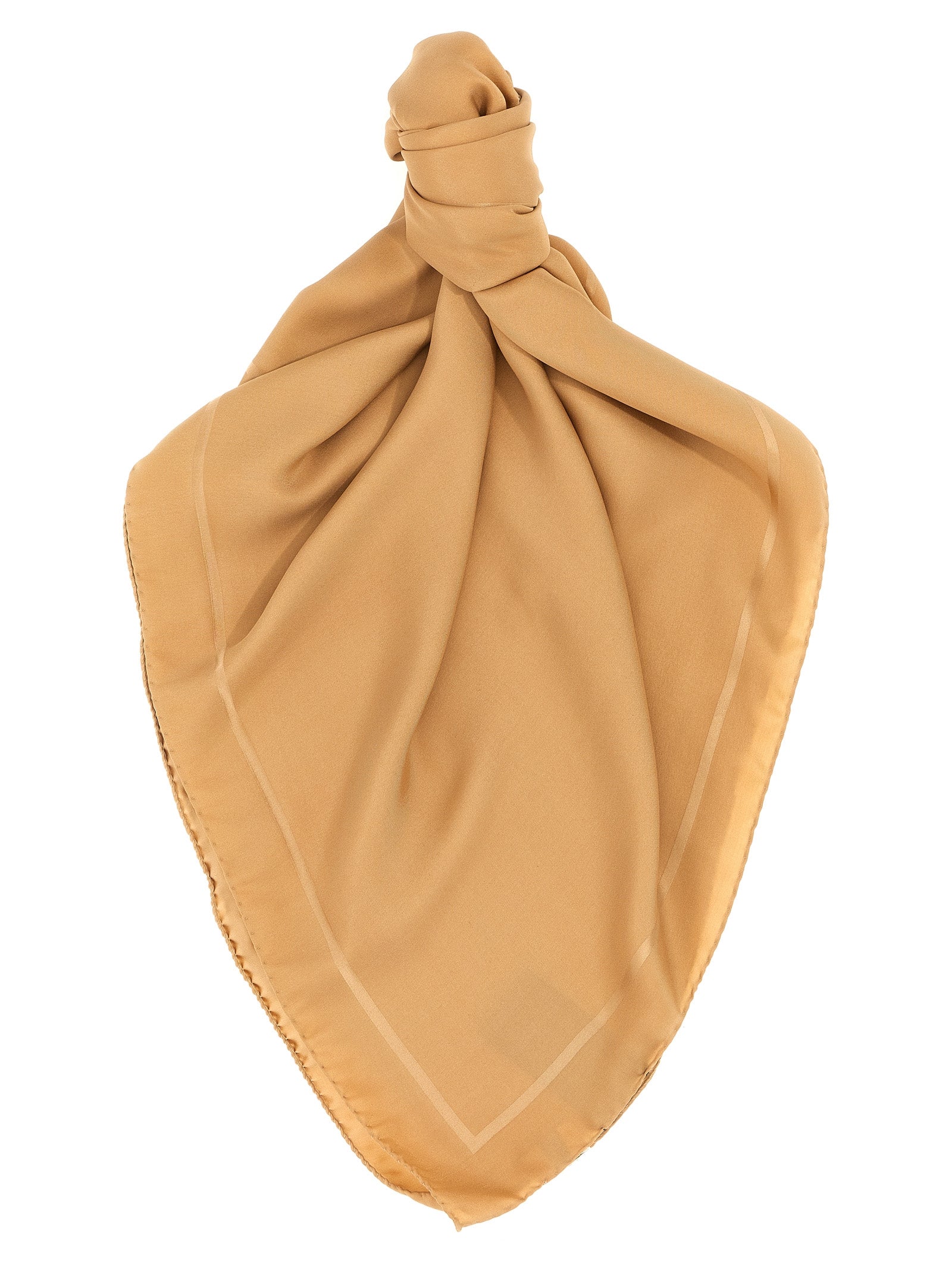 Saint Laurent Beige Silk Foulard Saint Laurent