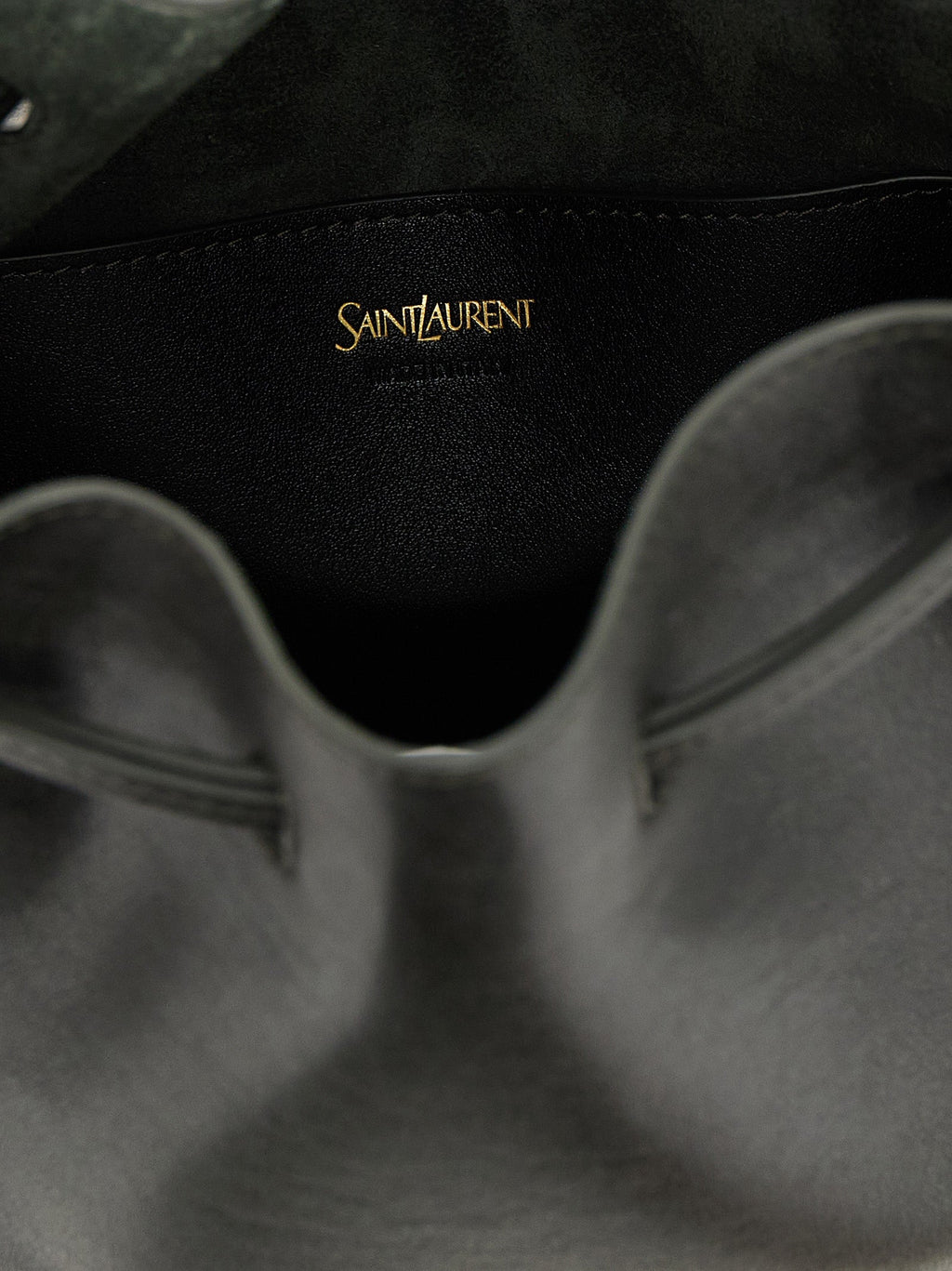 Saint Laurent Bicolor Calfskin Crossbody Bag Saint Laurent