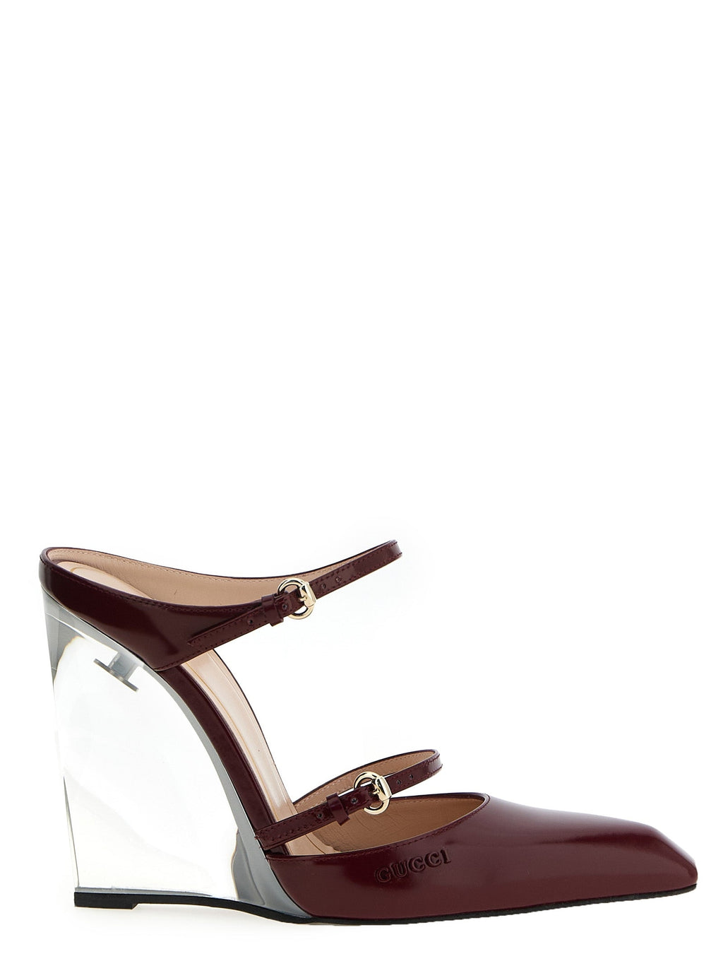 Gucci Multicolor Leather Wedge Sandals Gucci