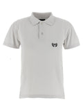 Balenciaga Gray Cotton Polo Shirt Balenciaga
