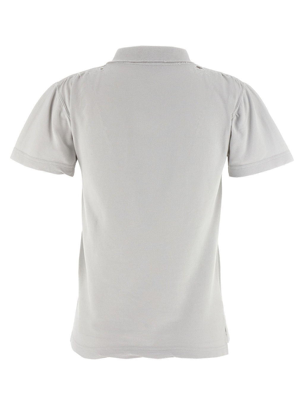 Balenciaga Gray Cotton Polo Shirt Balenciaga
