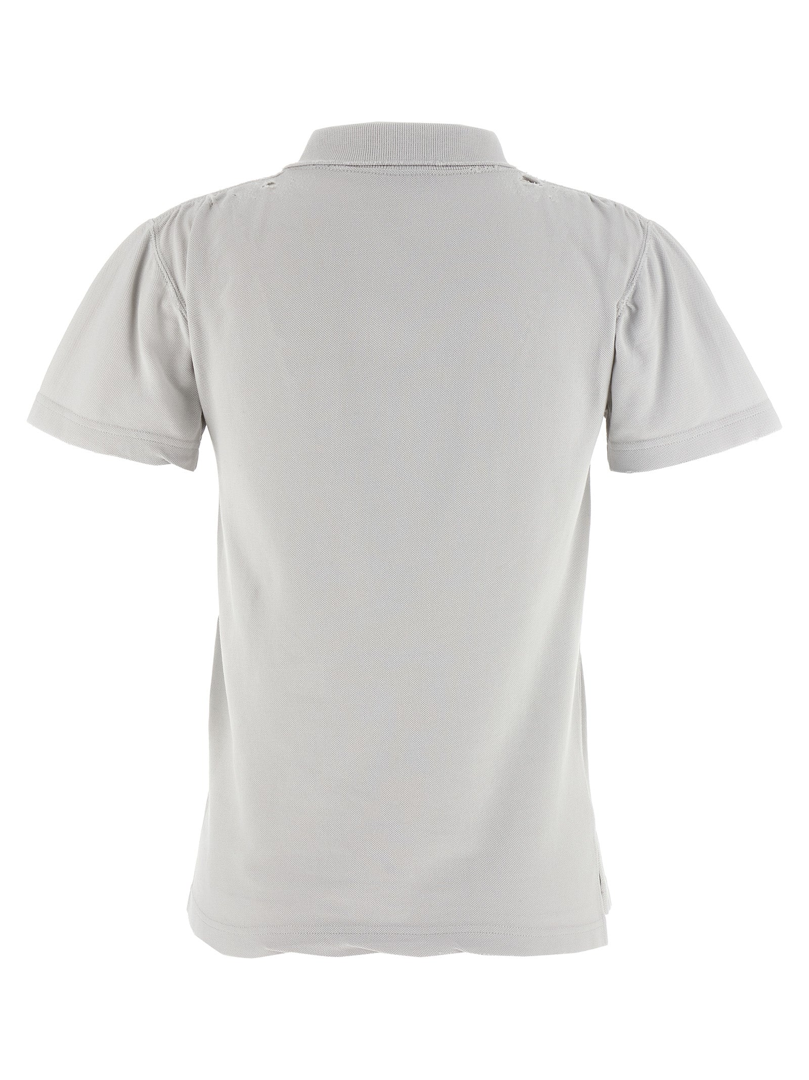 Balenciaga Gray Cotton Polo Shirt Balenciaga