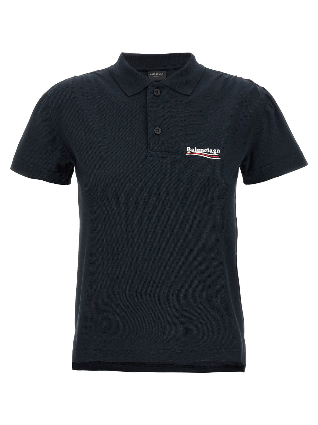 Balenciaga Blue Cotton Polo Shirt Balenciaga