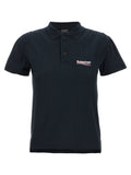 Balenciaga Blue Cotton Polo Shirt Balenciaga