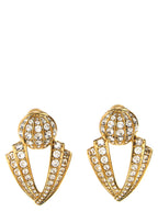 Valentino Garavani Gold Brass Earrings Valentino Garavani