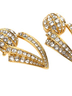 Valentino Garavani Gold Brass Earrings Valentino Garavani