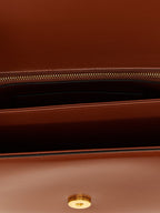 Valentino Garavani Brown Calfskin Shoulder Bag Valentino Garavani