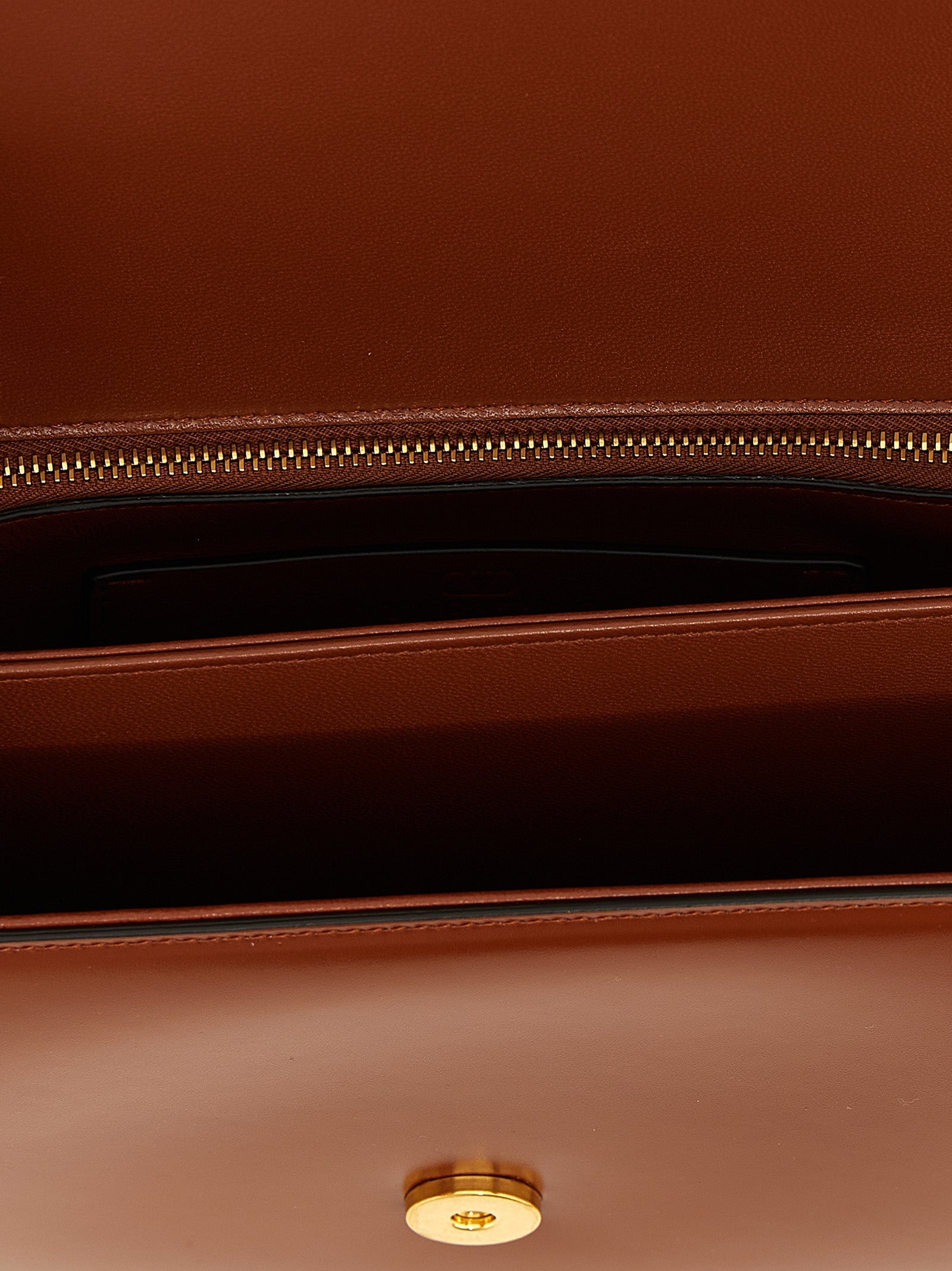 Valentino Garavani Brown Calfskin Shoulder Bag Valentino Garavani