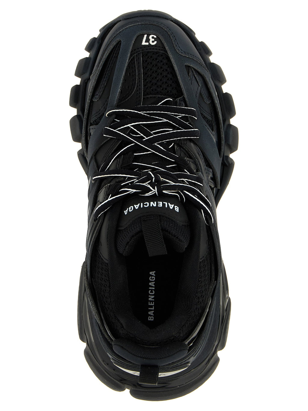 Balenciaga Black Polyethylene Athletic Sneakers Balenciaga