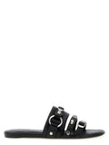 Balenciaga Black Lamb Leather Slides Balenciaga