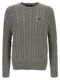 Polo Ralph Lauren Gray Cotton Cardigan Polo Ralph Lauren