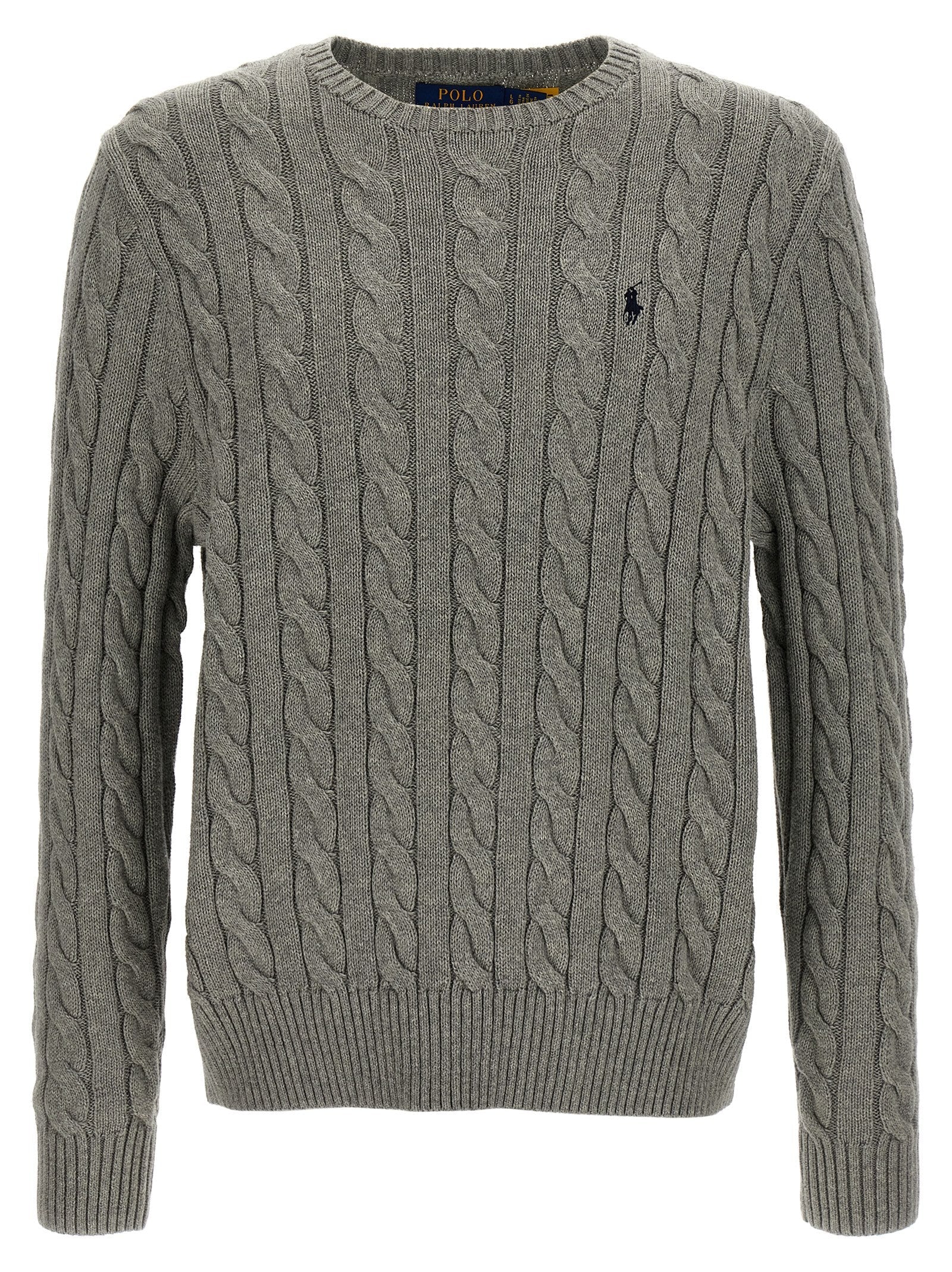 Polo Ralph Lauren Gray Cotton Cardigan Polo Ralph Lauren