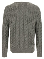 Polo Ralph Lauren Gray Cotton Cardigan Polo Ralph Lauren