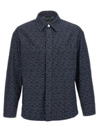 Fendi Blue Cotton Denim Jacket Fendi