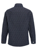 Fendi Blue Cotton Denim Jacket Fendi