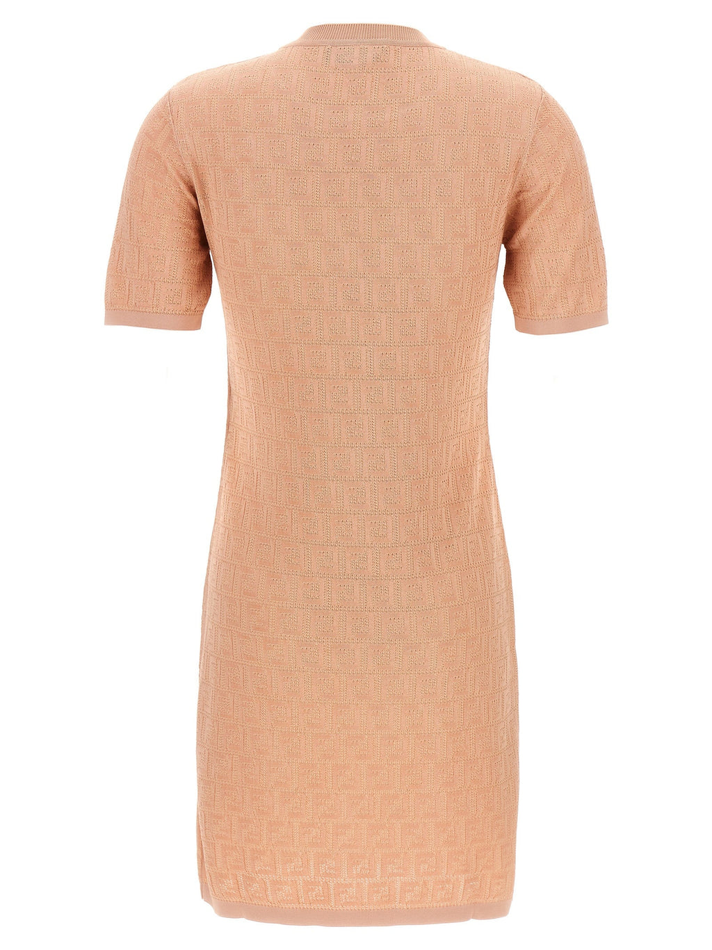 Fendi Multicolor Cotton Short Dress Fendi