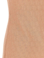 Fendi Multicolor Cotton Short Dress Fendi
