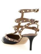 Valentino Garavani Multicolor Lamb Leather Mid Heel Pumps Valentino Garavani